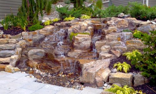 fountains waterfalls and ponds beautify with Aqua Gardens.